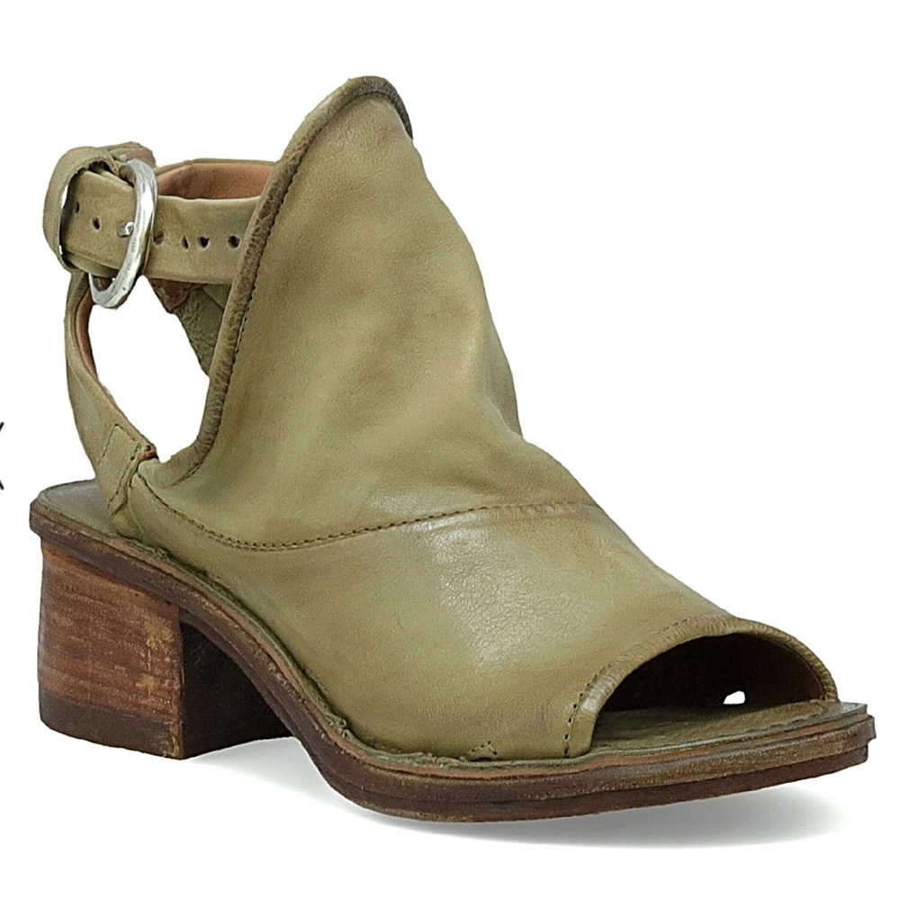 A.S. 98 Kalvin Shoes Sandals Olive Green Size 8.5 39